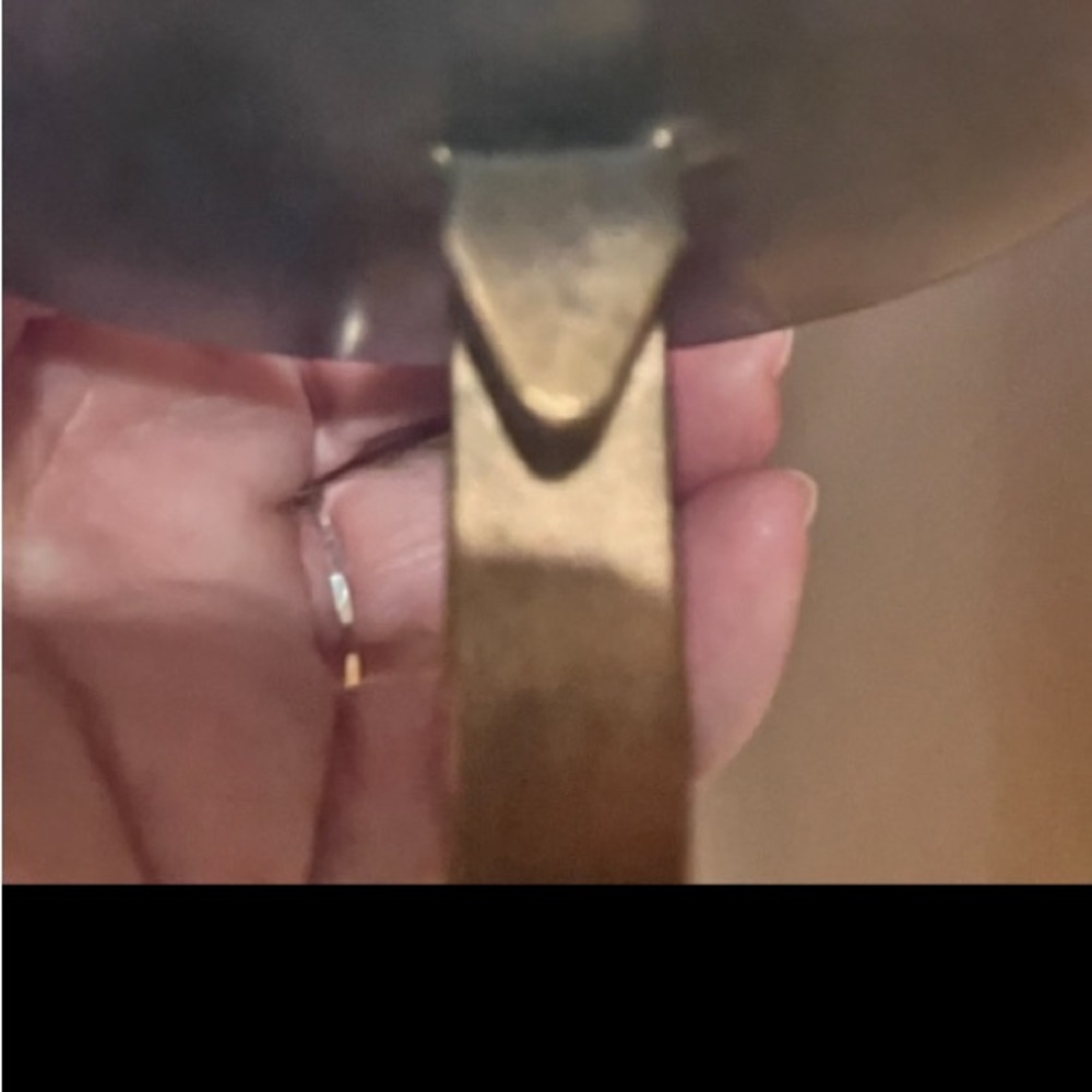 Set of 2 hand made vintage wall mount metal candle holders - Picture 9 of 9
